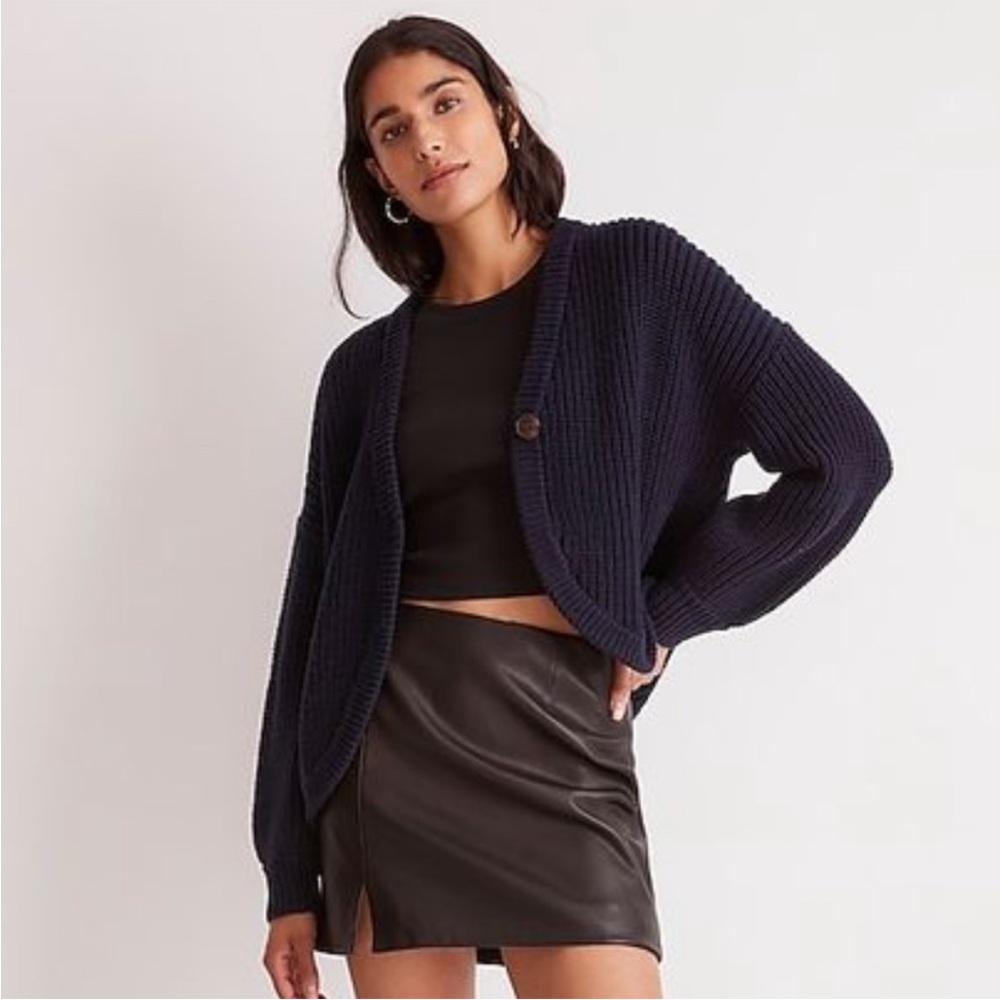 NWOT Madewell Shirttail Cardigan
